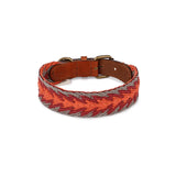 Buddys Hundehalsband Peruvian Arrow Orange